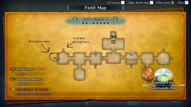 Trials of Mana - Black Rabite Guide (Strategy and Tactics) image 5