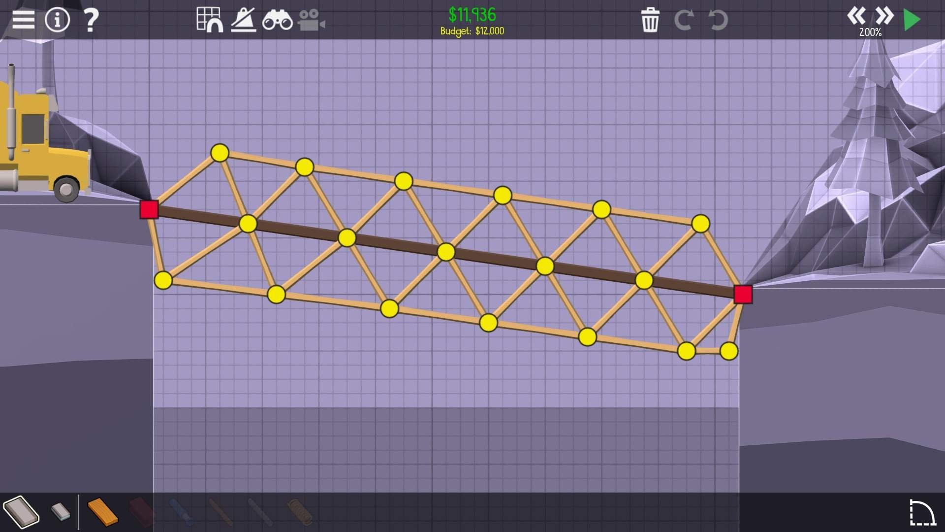 Poly Bridge 2 All Challenges For Pine Mountains World 1