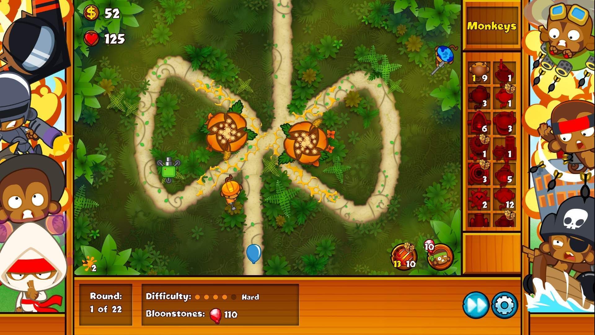 Bloons Monkey City Sticky Sap Plant Guide