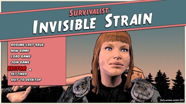 Survivalist: Invisible Strain - Guide to Editor and Debug Mode image 6