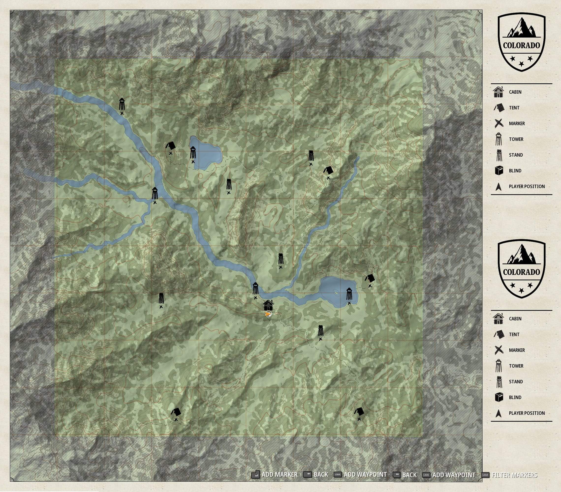 hunting simulator 2 map locations