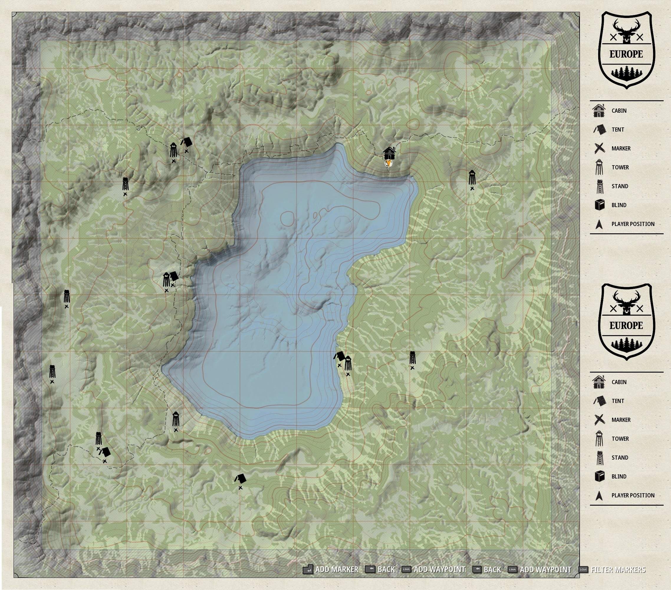 hunting simulator 2 texas map