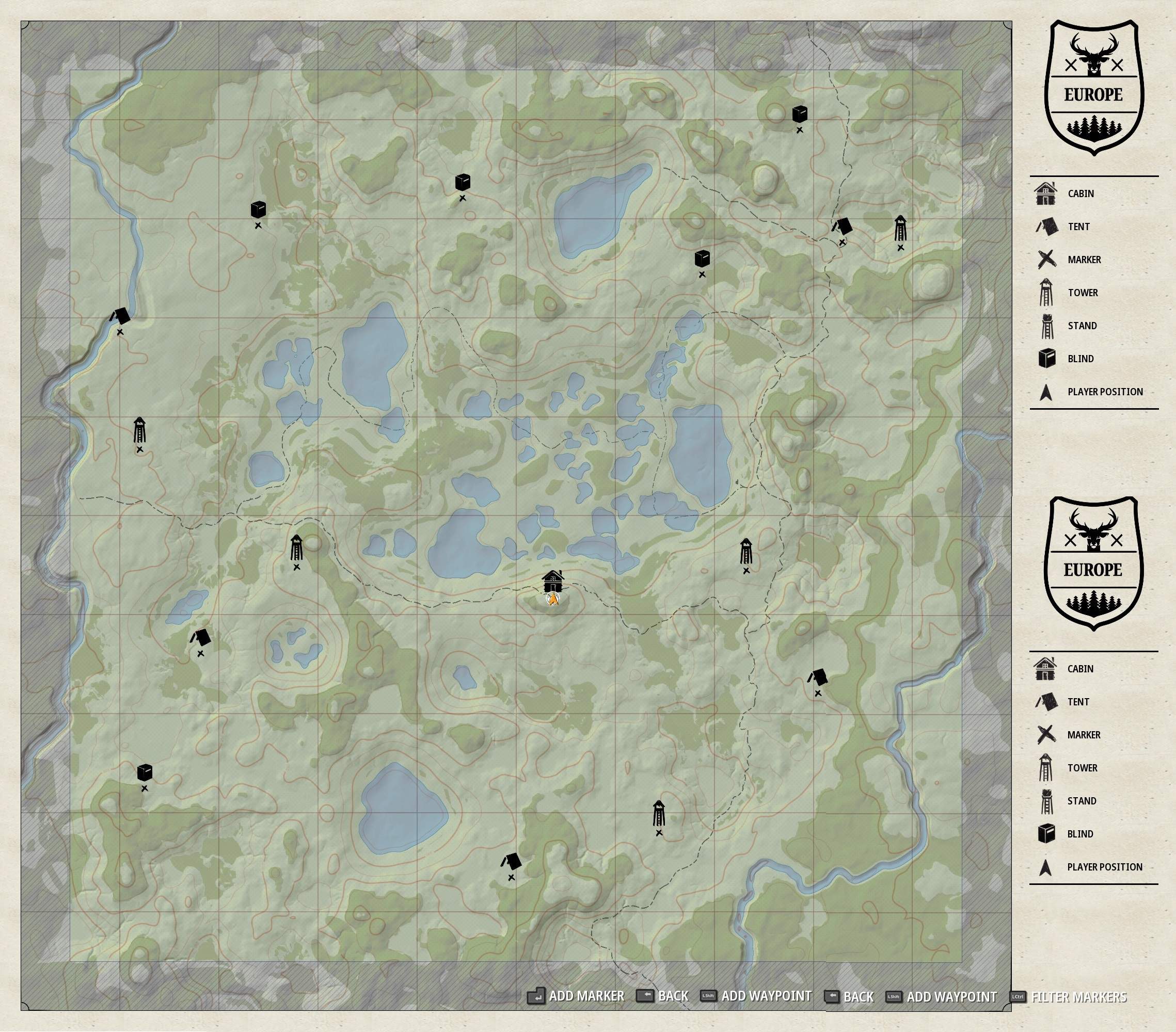 hunting simulator 2 maps