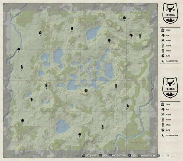 hunting simulator 2 texas map locations