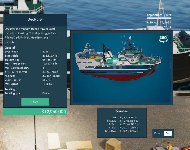 Fishing: North Atlantic - Ships Guide (Unlock Locations) image 49