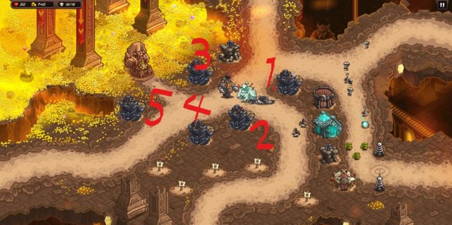 Kingdom Rush Vengeance - How to Farm Unlimited Power and They’re Coming Achievements image 5