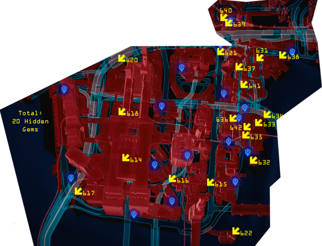Cyberpunk 2077 - All Hidden Gem Locations (with Maps) image 9