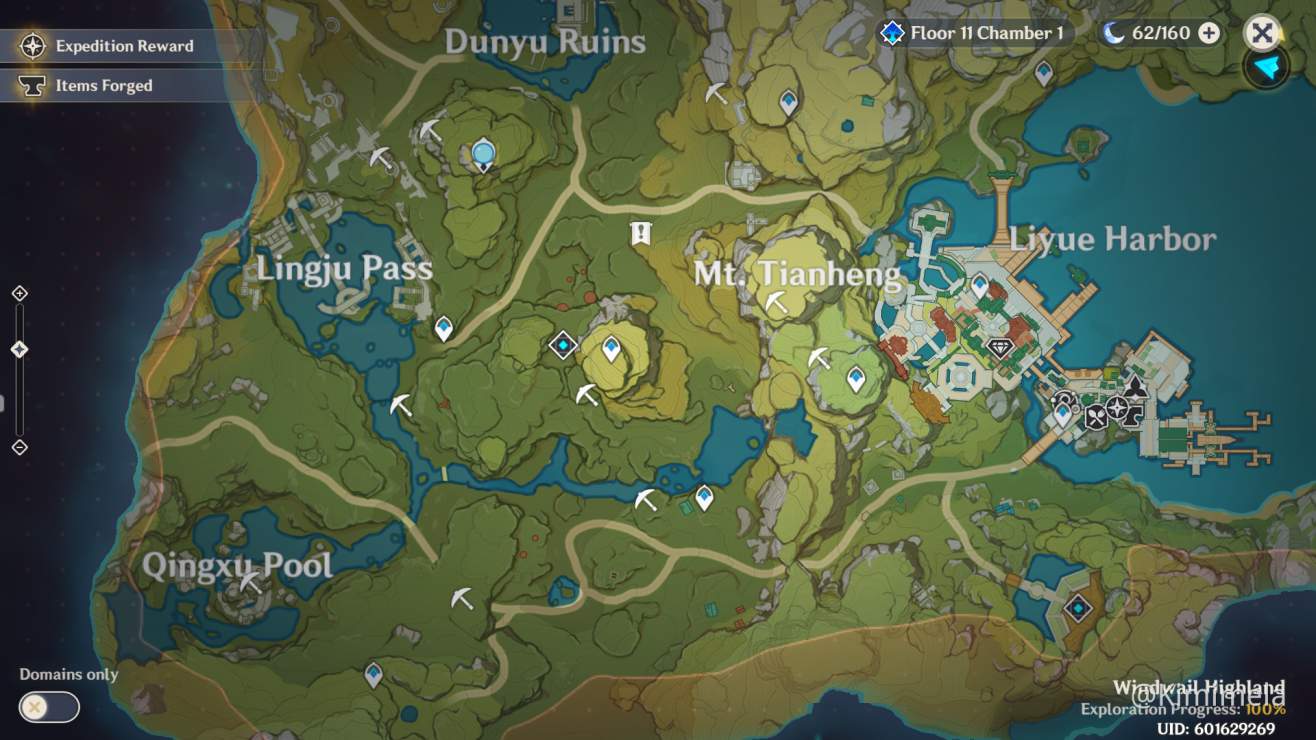 Genshin map