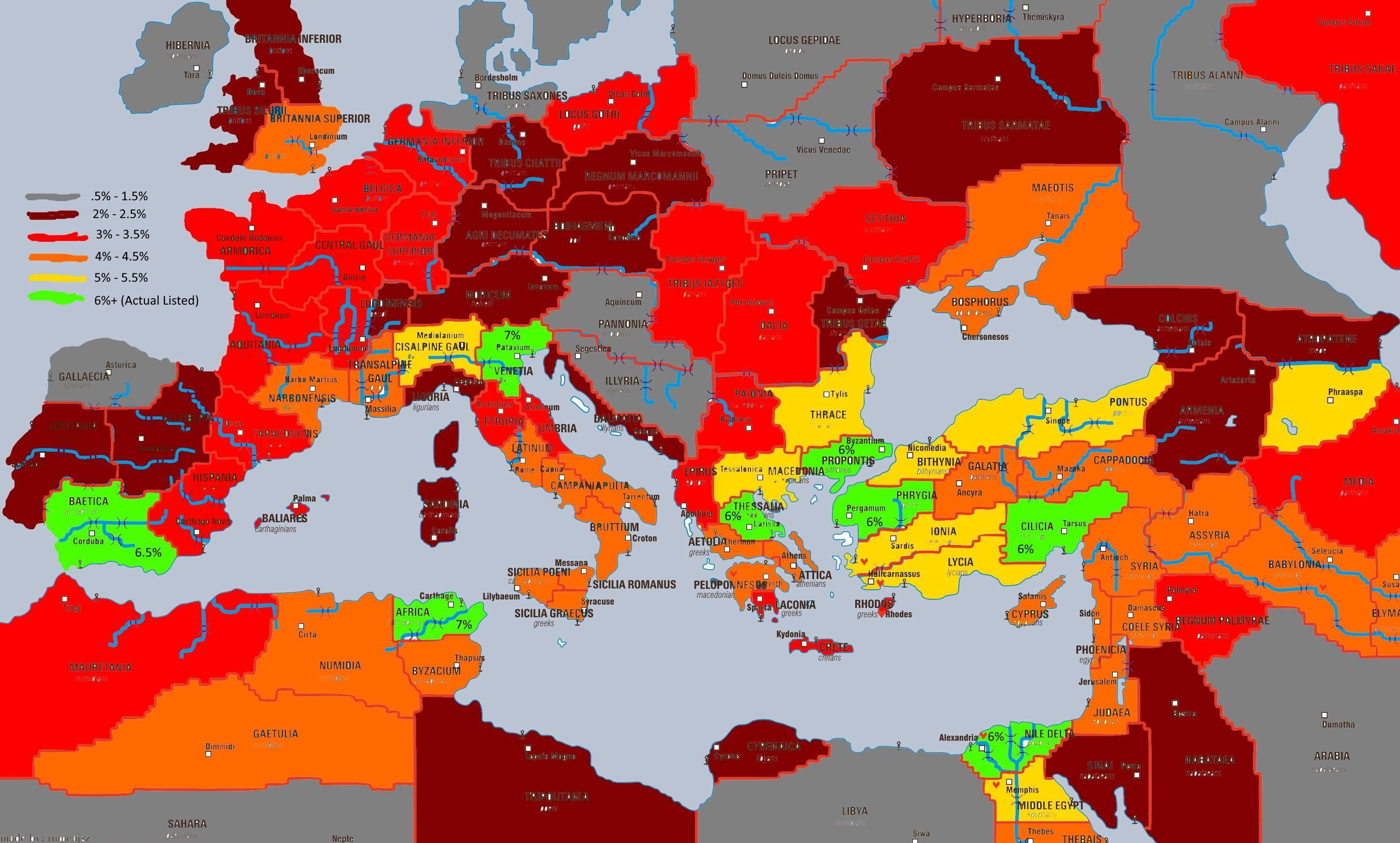 map of rome 2 total war