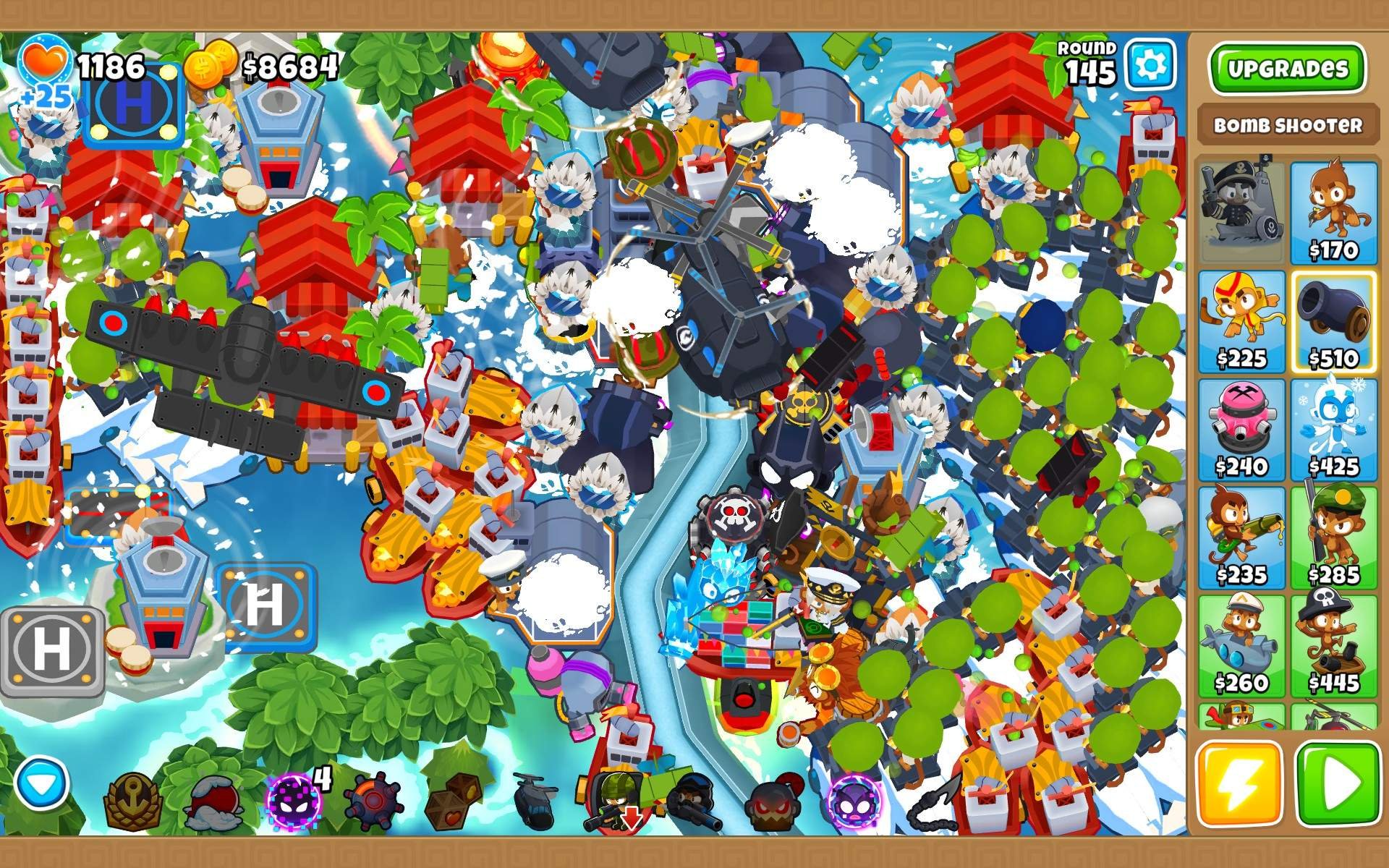 Bloons flooded valley