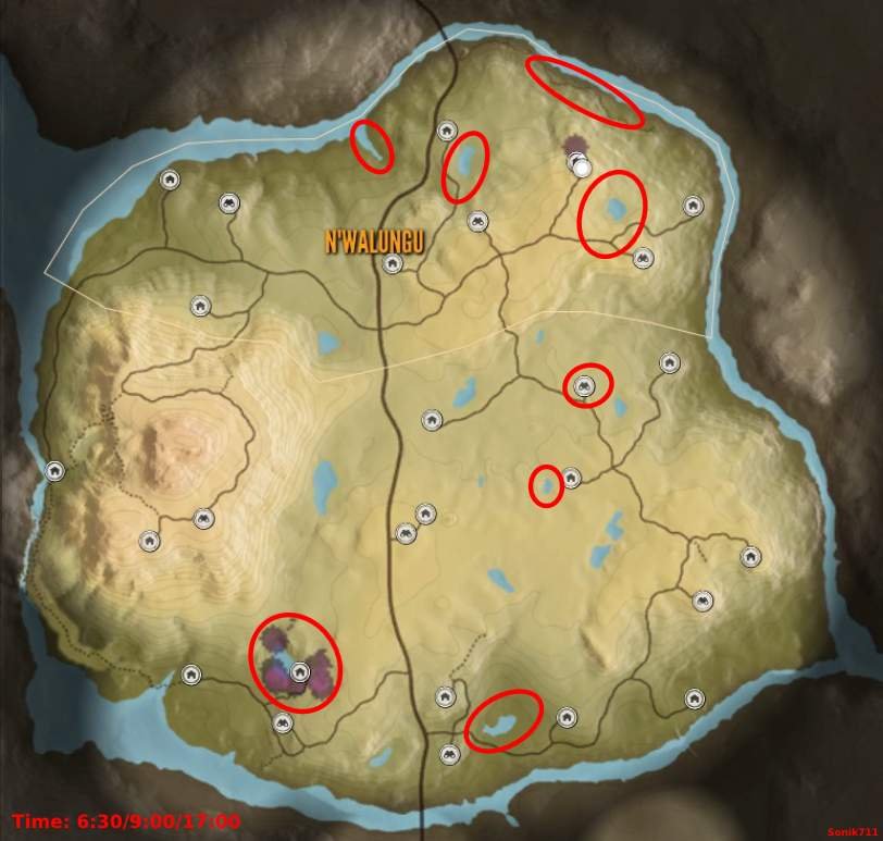 the hunter call of the wild taiga map