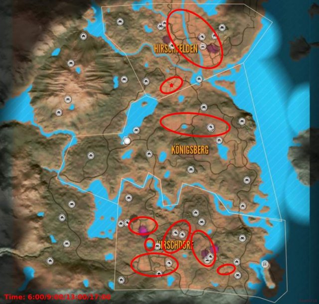 the hunter call of the wild animal locations map