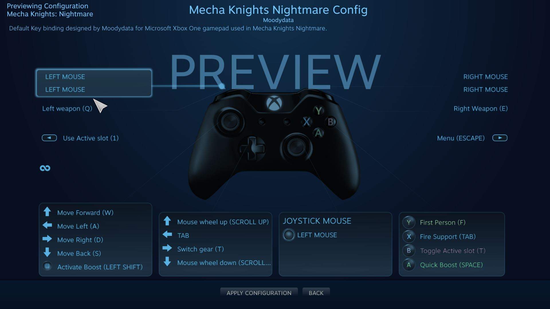 Configuration игра. Mecha Knights: Nightmare. Launch Gamepad configuration. Dead Space Gamepad configuration. Включить вибрацию на геймпаде
