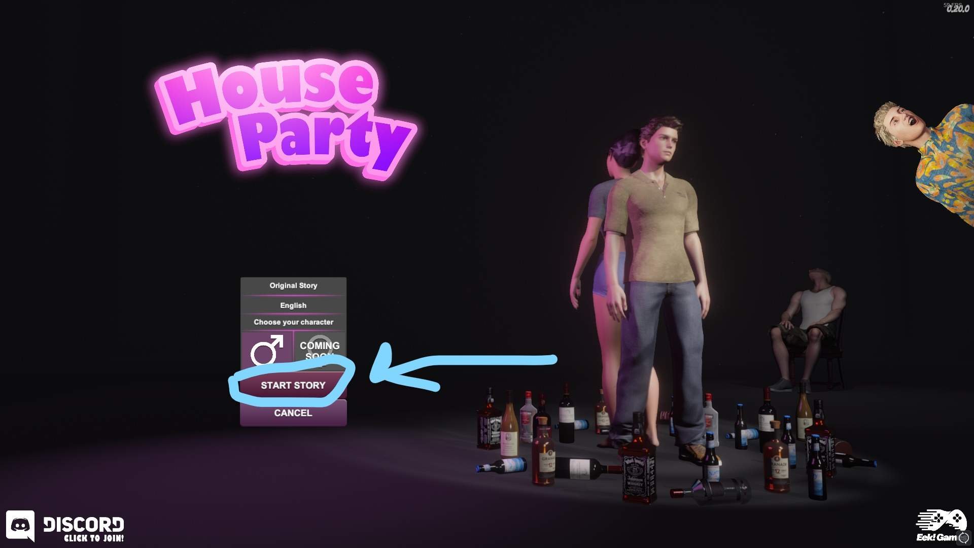 house-party-how-to-play-as-female-protagonist-main-character