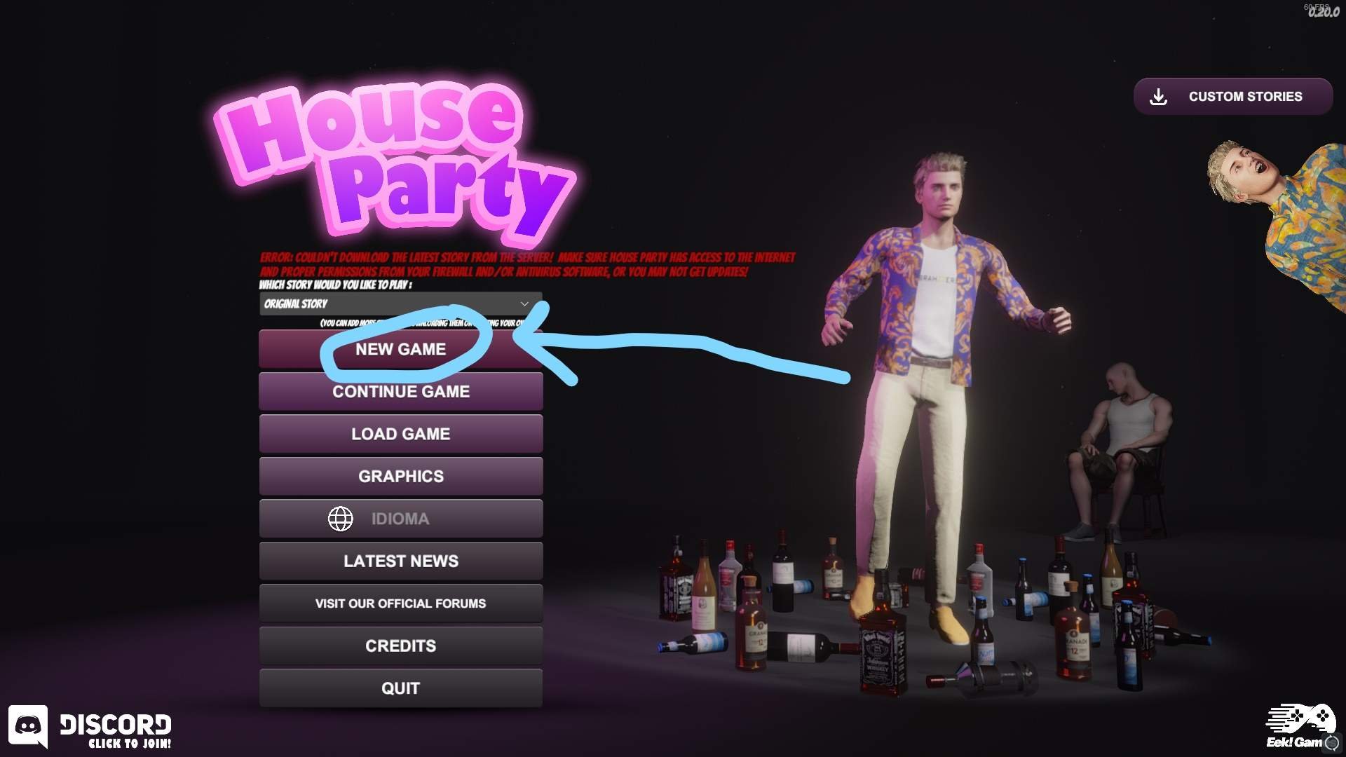House Party How to Play as Female Protagonist (Main Character)