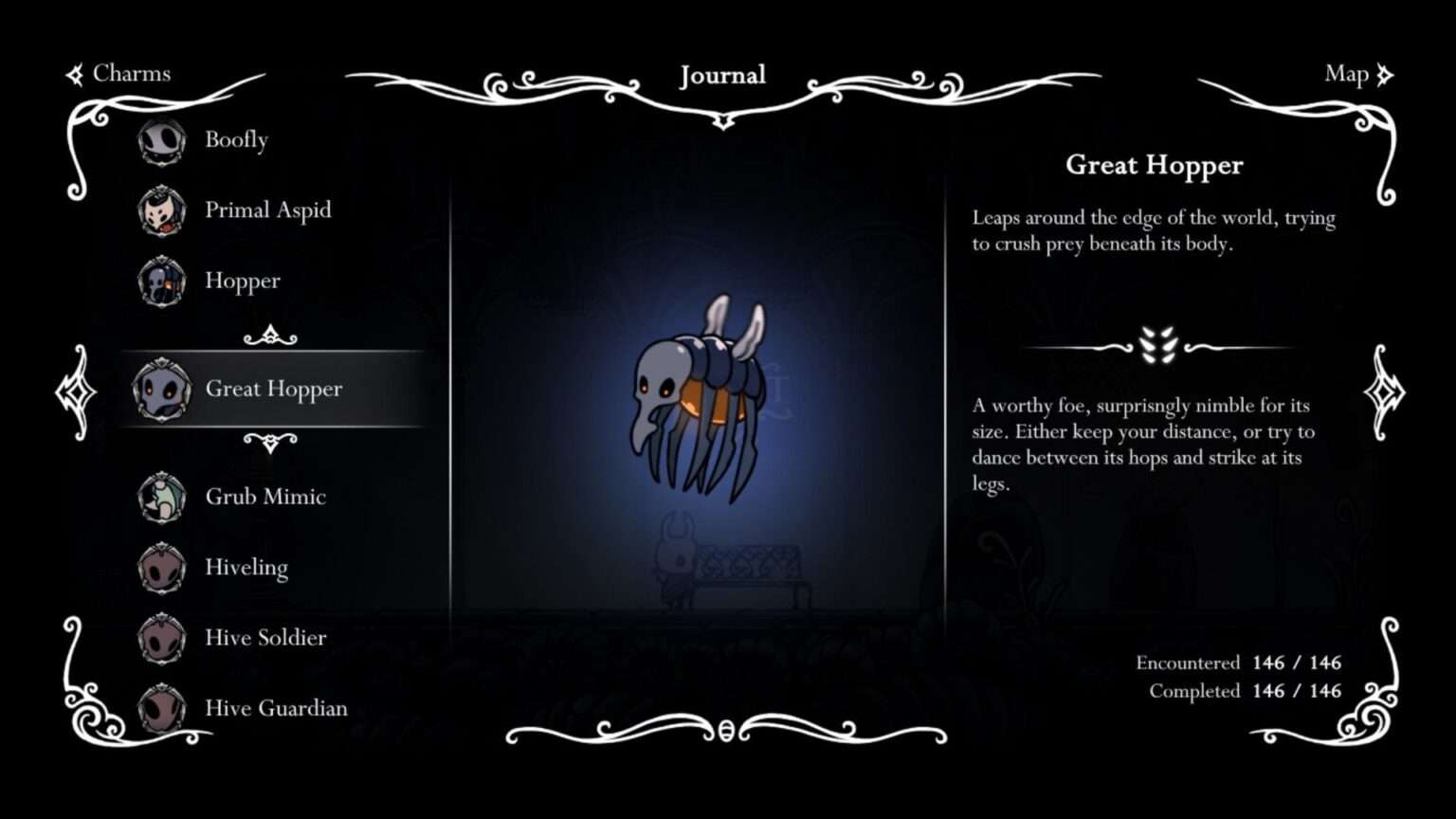 Knight Journal Hollow Knight - Hunter's Journal Guide