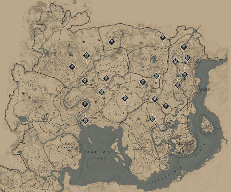Red Dead Redemption 2 - All Dreamcatchers Locations (Secret Reward)