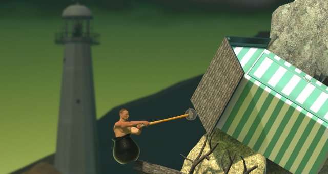 Getting Over It But I Need Binoculars To Play - MODDED Getting Over It With  Bennett Foddy 