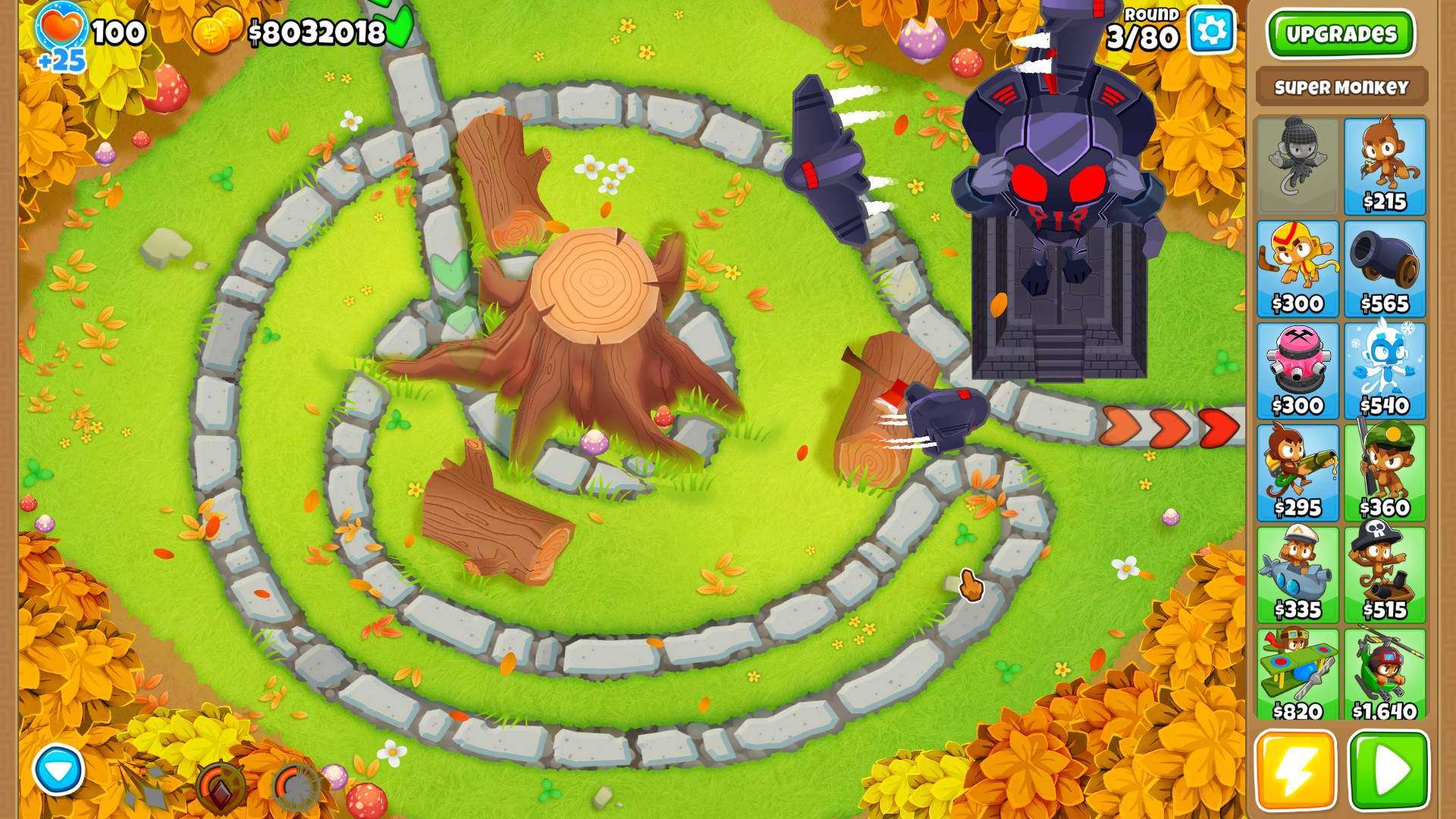 bloon td6 tier 5 sun god