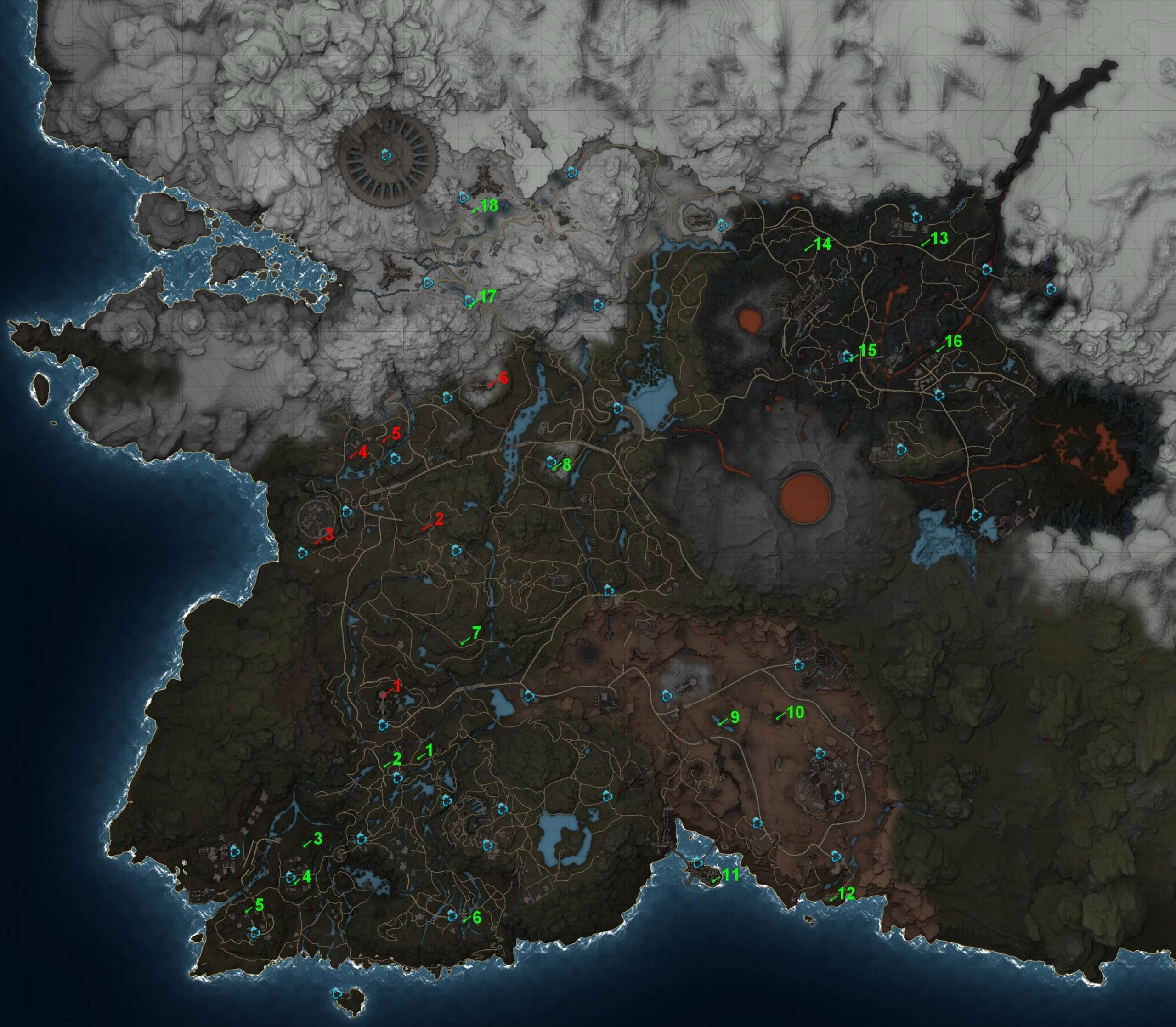ELEX - Safe Codes and Plant Locations Map