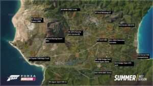 Forza Horizon 5 - Map (Barn Find Locations)