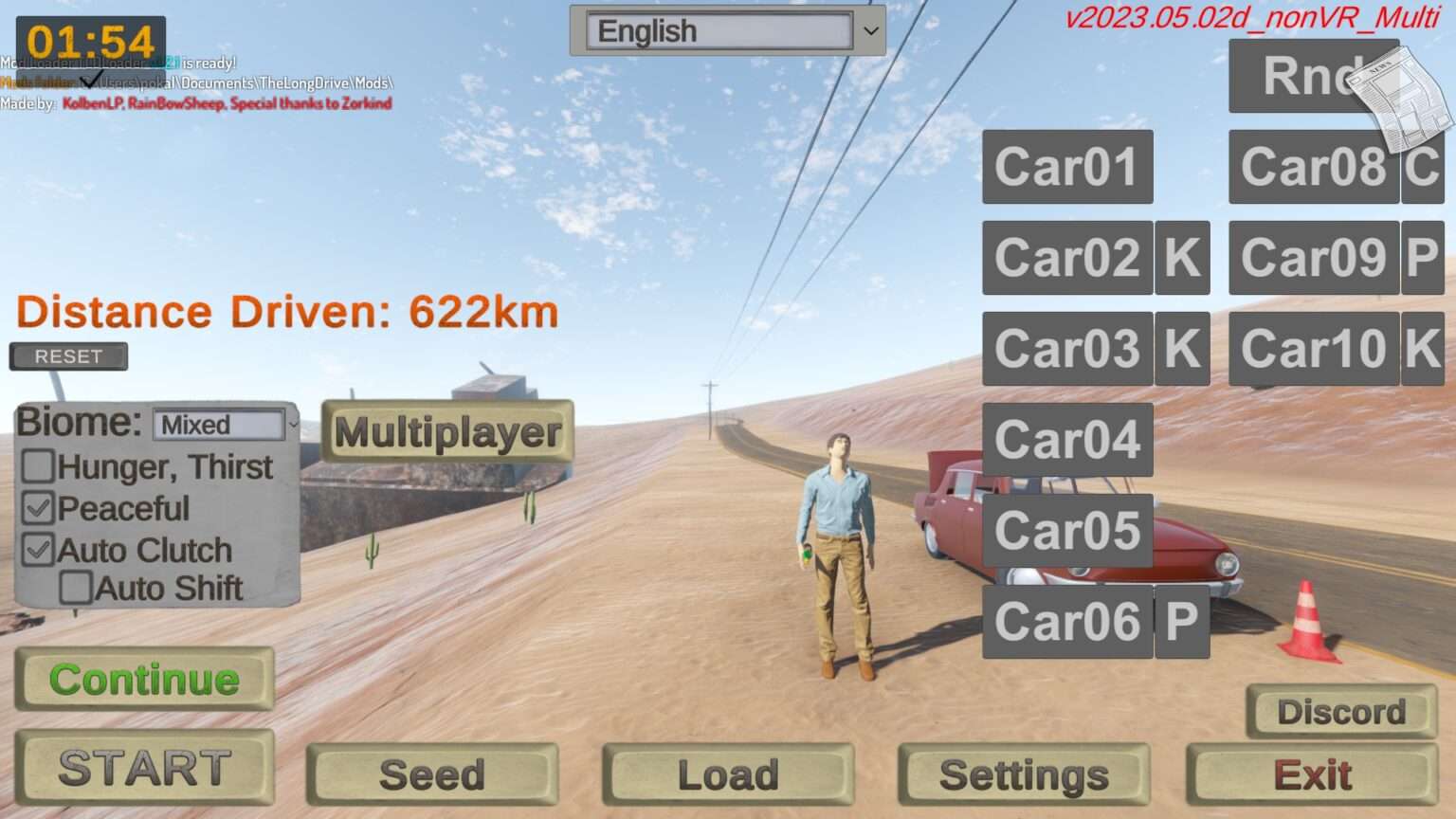 The Long Drive - How to Start a New Game with (Almost) Any Car