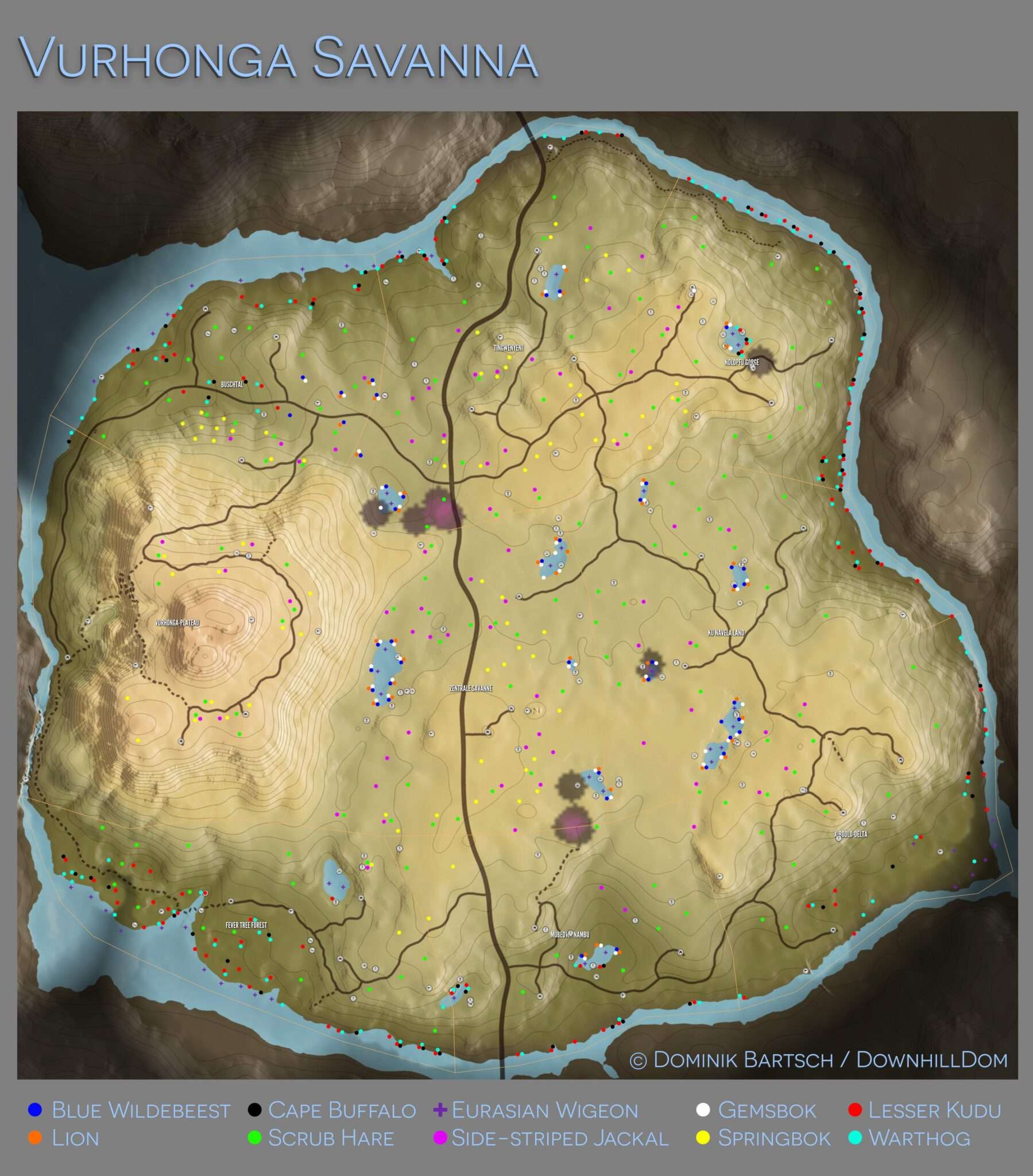 The Hunter Call Of The Wild Animal Locations Maps