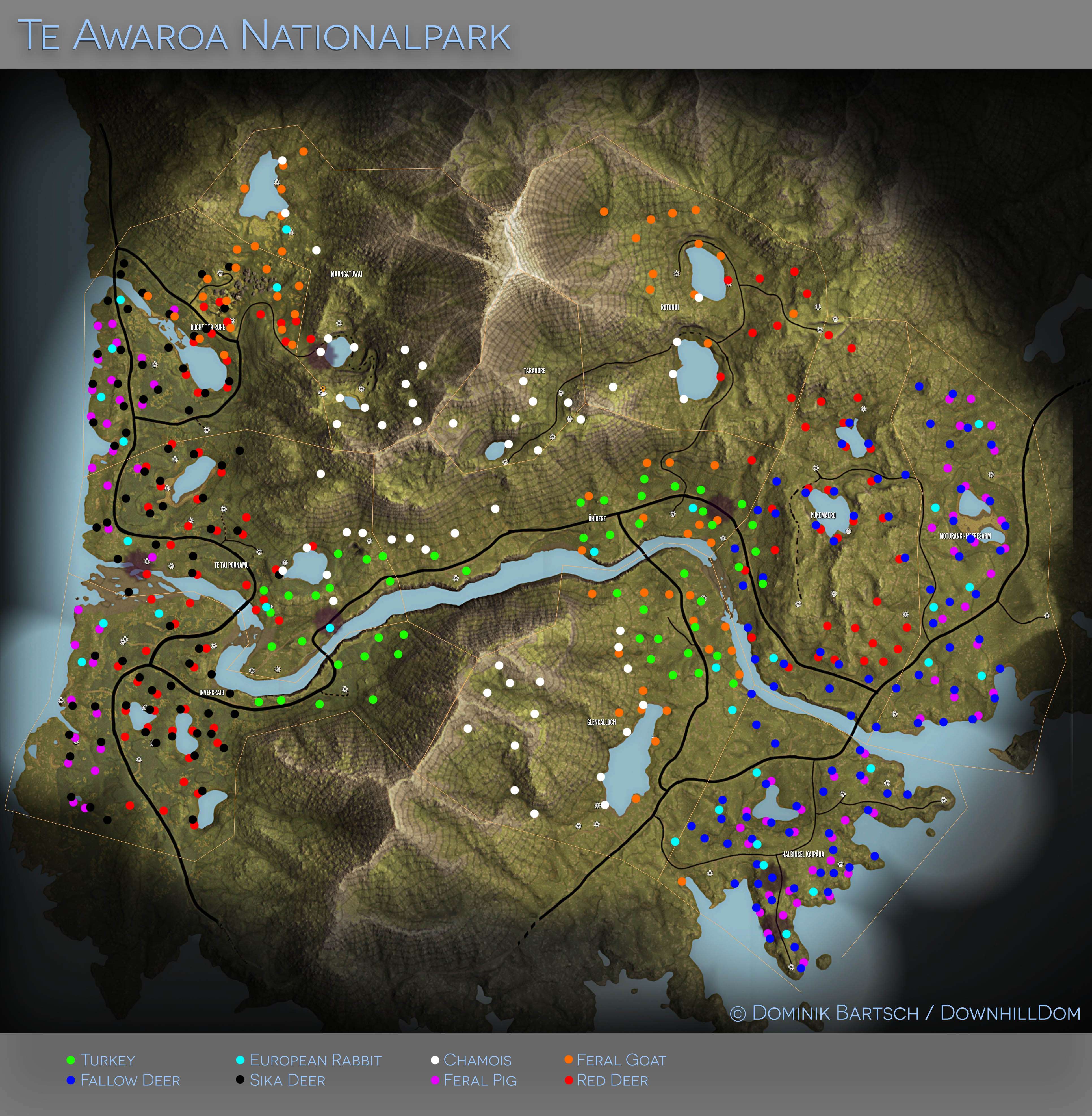 The Hunter Call Of The Wild Animal Locations Maps
